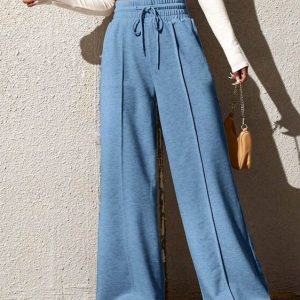 Women’s Sports Pants Autumn 2026 New Straight-Leg Loose Sweatpants Wide-Leg Pants Outdoor Dance Casual Long Pants