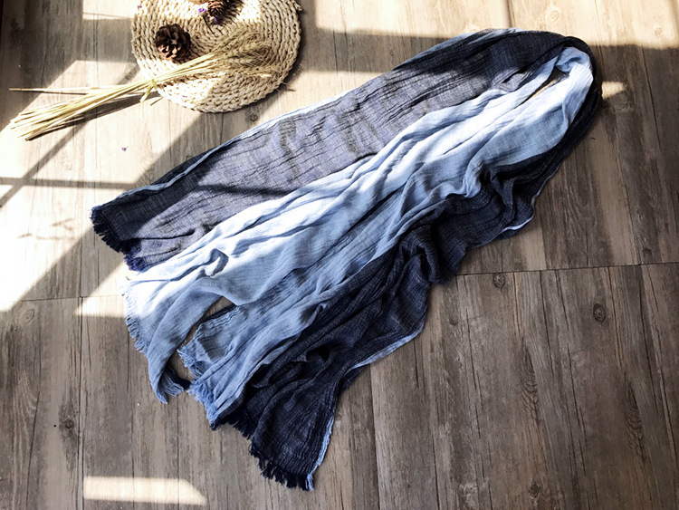 Long Jacquard Patchwork Scarf Decorative Cotton - Image 10