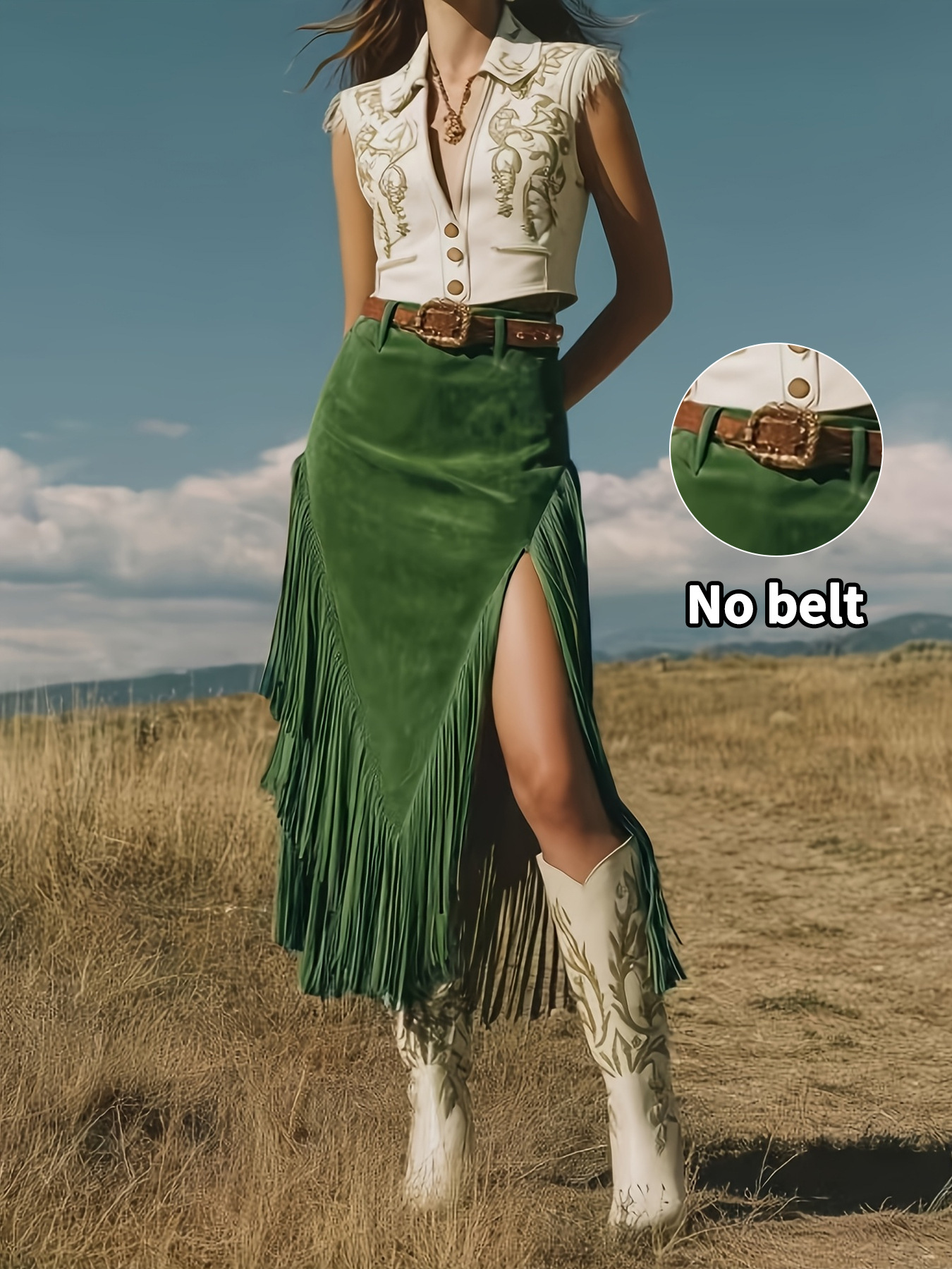 Retro Ethnic-style Resort Skirt New Arrival - Image 2
