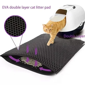 Cat Litter Mat Pet Toilet Waterproof Dou...