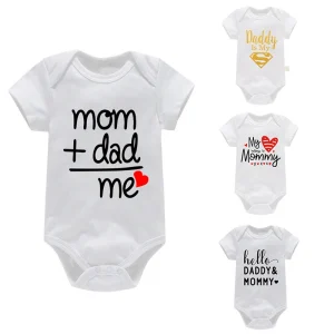 Baby Boys Girls Romper Cotton Short Slee...