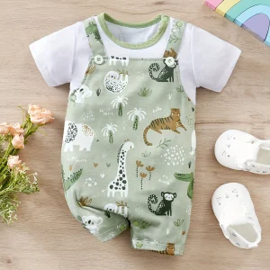 IURNXB Adorable Infant Zoo Animal Print ...