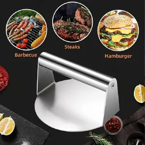 Stainless Steel Smash Burger Press Hambu...