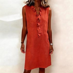 Fashionable Commuter Slimming Cotton-Lin...