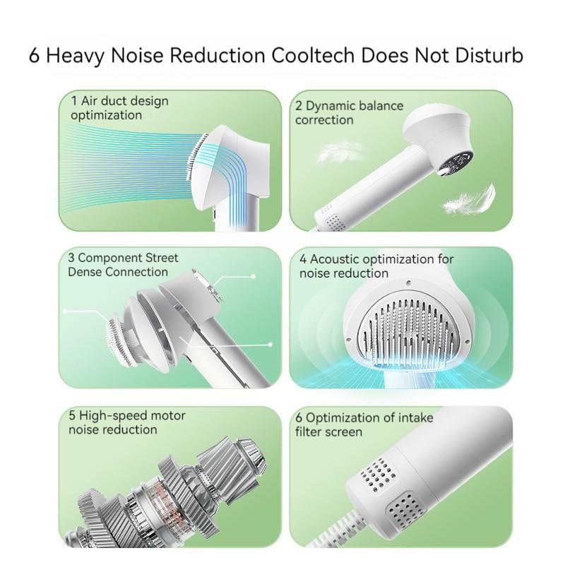 Smart Pet Hair Dryer Dog Golden Retriever Cat Grooming Hairdressing Blow & Comb Silent No Harm Pet Cleaning Supplies Pet Products - Image 5