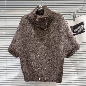 Vintage-style Womens Turtleneck Knit Swe...