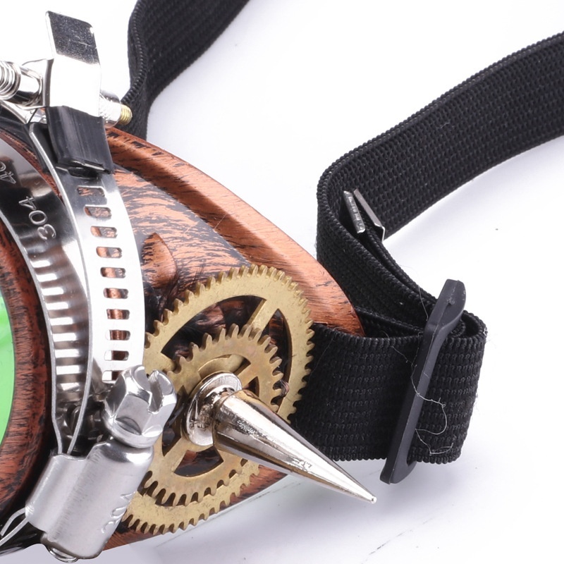 Steampunk Retro Gear Rivet Goggles - Image 5