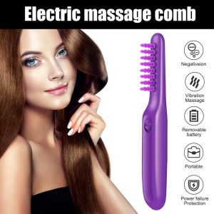 Electric Detangling Brush Scalp Massage ...