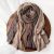 Long Jacquard Patchwork Scarf Decorative Cotton