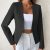 Womens Tailored Casual Blazer With Regular Sleeves