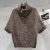 Vintage-style Womens Turtleneck Knit Sweater With Double-breasted Metal Buttons