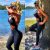 Solid-color Split Cross-tie Backless Jumpsuit